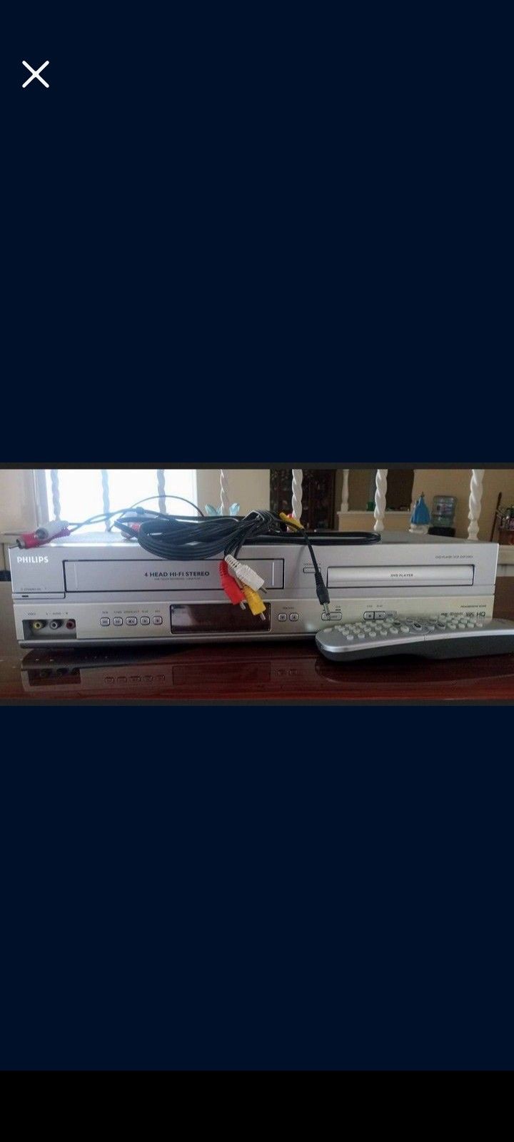 Philips VHS DVD Combo Player 