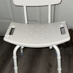 Shower Chair With Back  *BRAND NEW*