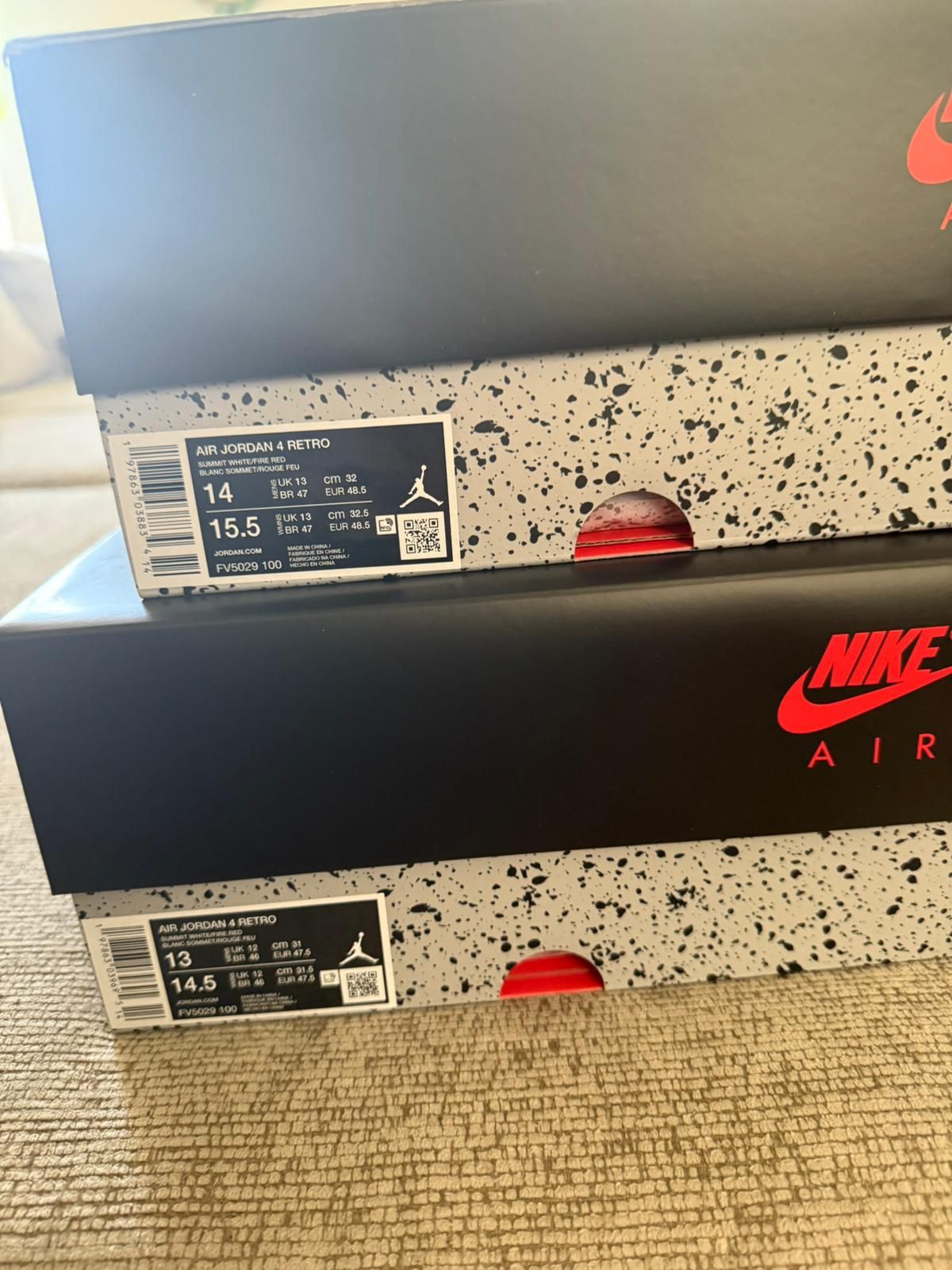 Jordan Cement 4s Size 13 And Size 14