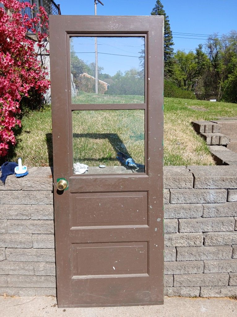 30" By 80" Solid Raised Panal Door