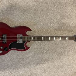 Epiphone SG Bass & Yorkville 200 Watt bass amp