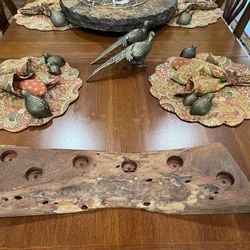 Handmade Wooden Tea Light/Votive Candleholder