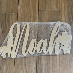 Custom Wood Name 