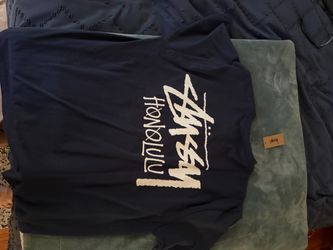 Stussy Honolulu Navy Graphic T-Shirt