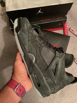 Jordan 4s “KAWS Black “