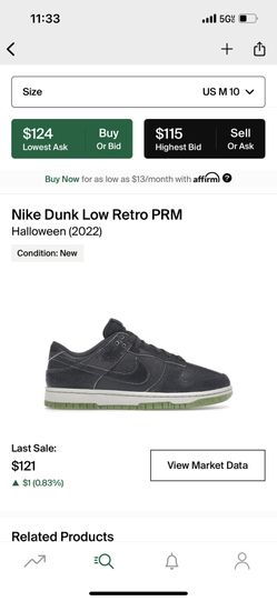 Halloween Dunks Size 10