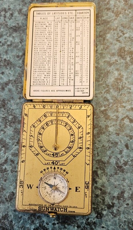 Antique 1920's Ansonia Sunwatch