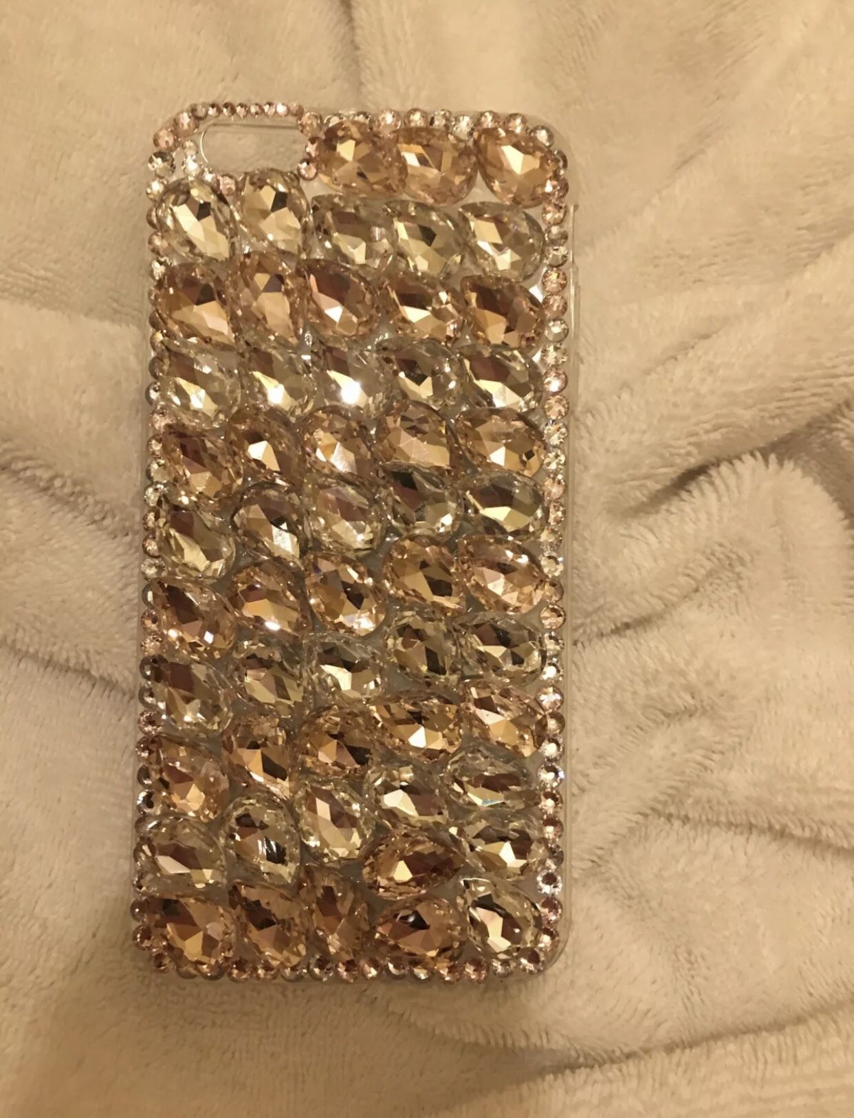 iPhone 7 Plus Tear Drop Rhinestone Back Case 