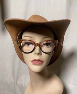 Lafont “Marilyn” Designer Cheetah Print Cat-Eye Frames