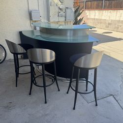 Bar With Barstools