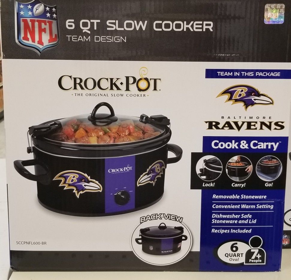 Baltimore Ravens Crock Pot...New In Box