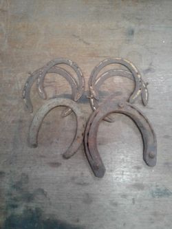 Vintage horse shoes