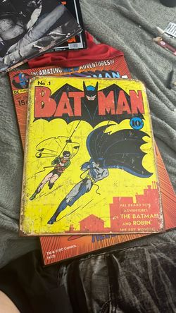 Batman No. 1 Vintage-Style Metal Tin Sign