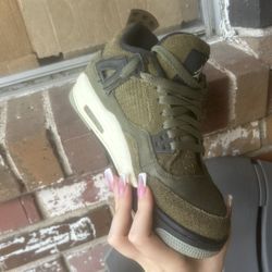 military Jordan 4s Green 