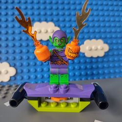 Rare Retired Lego Spiderman 10687 Green Goblin W Hoverboard Blaster 