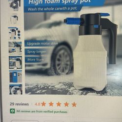 1.5 Spray Foam USB Rechargeable Car Wash Tv Motorcycle