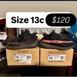 Yeezy Adidas Size 13k 13c Kids 