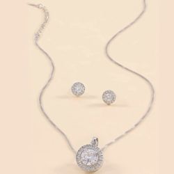 3 Pc Zircon Jewelry— New x3