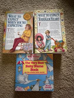 Set of 3 baby books