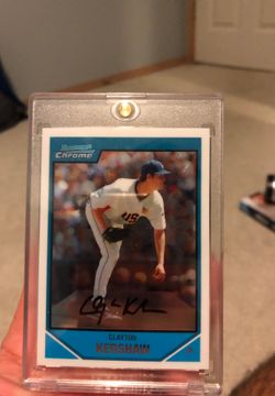 Clayton Kershaw limited edition bowman chrome rookie