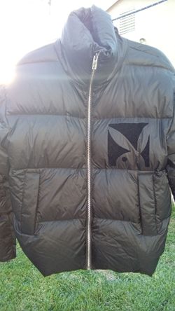 New Playboy Puffer Jacket Black Bigbunny Puffer Jacket  Womens