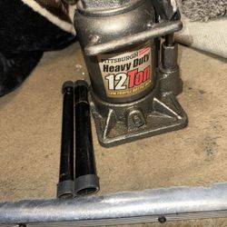PITSBURGH Heavy Duty 12 Ton Low Profile Bottle Jack