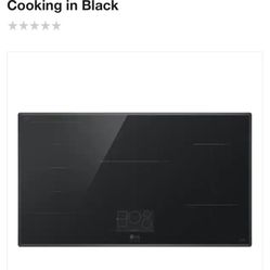 New Electric Cooktop 36” 