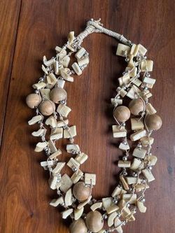 Bone And Bead Necklace