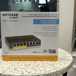 Netgear Prosafe 8 Port Gigabyte Ethernet Switch