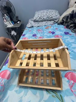 2 Tier Bambotier fruit storage