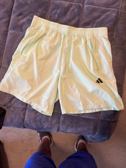 ADIDAS XL 7” lime green shorts