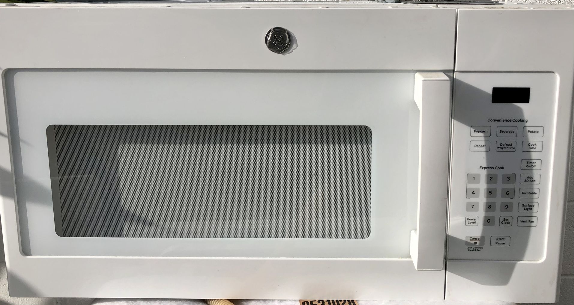 GE Over Range Microwave Oven