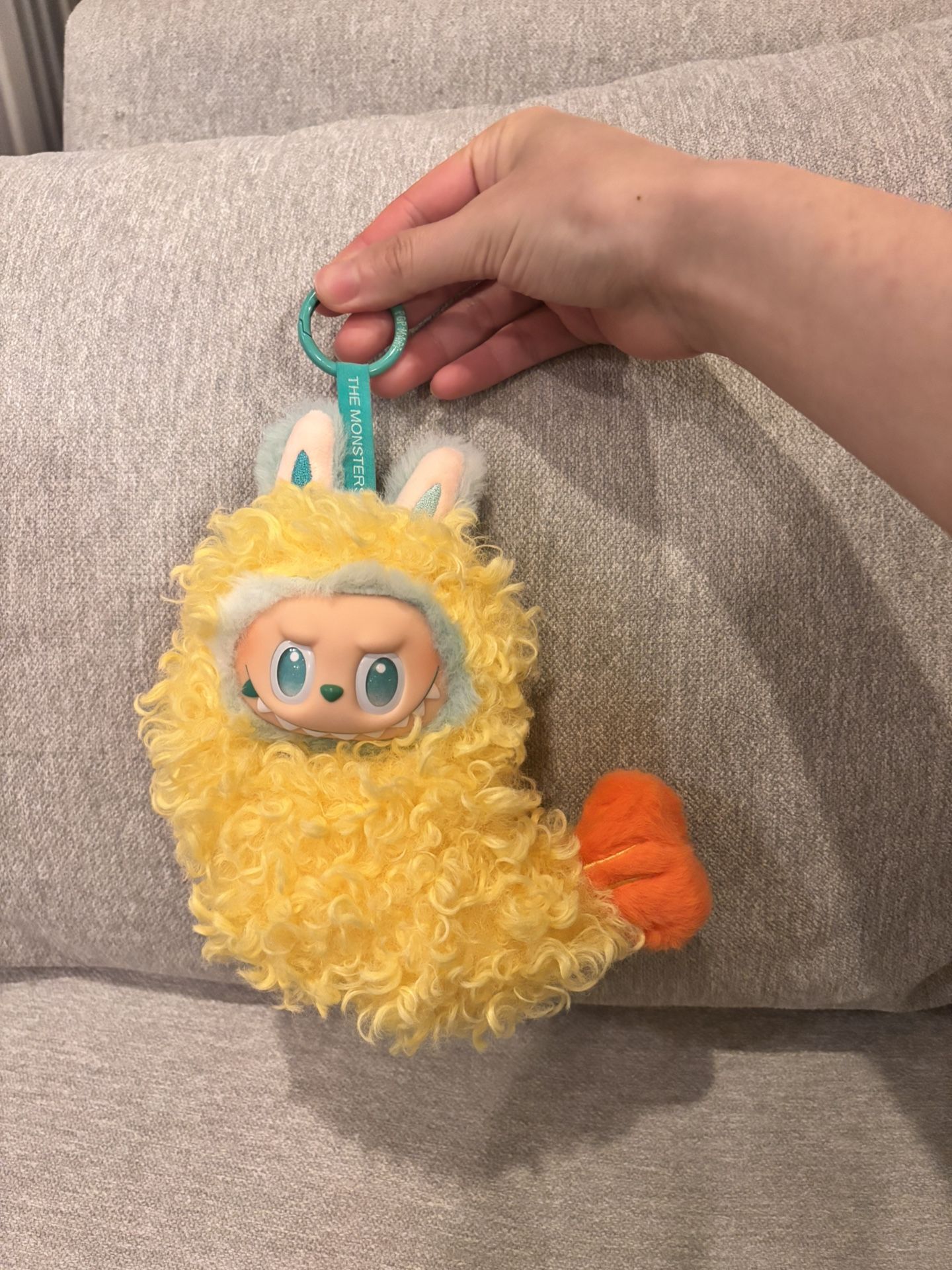 Labubu big into energy serenity with shrimp tempura outfit Perfect condition Like new