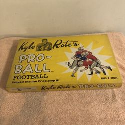 Vintage Kyle Rote’s Pro Ball Football Game #11S500 Still Sealed