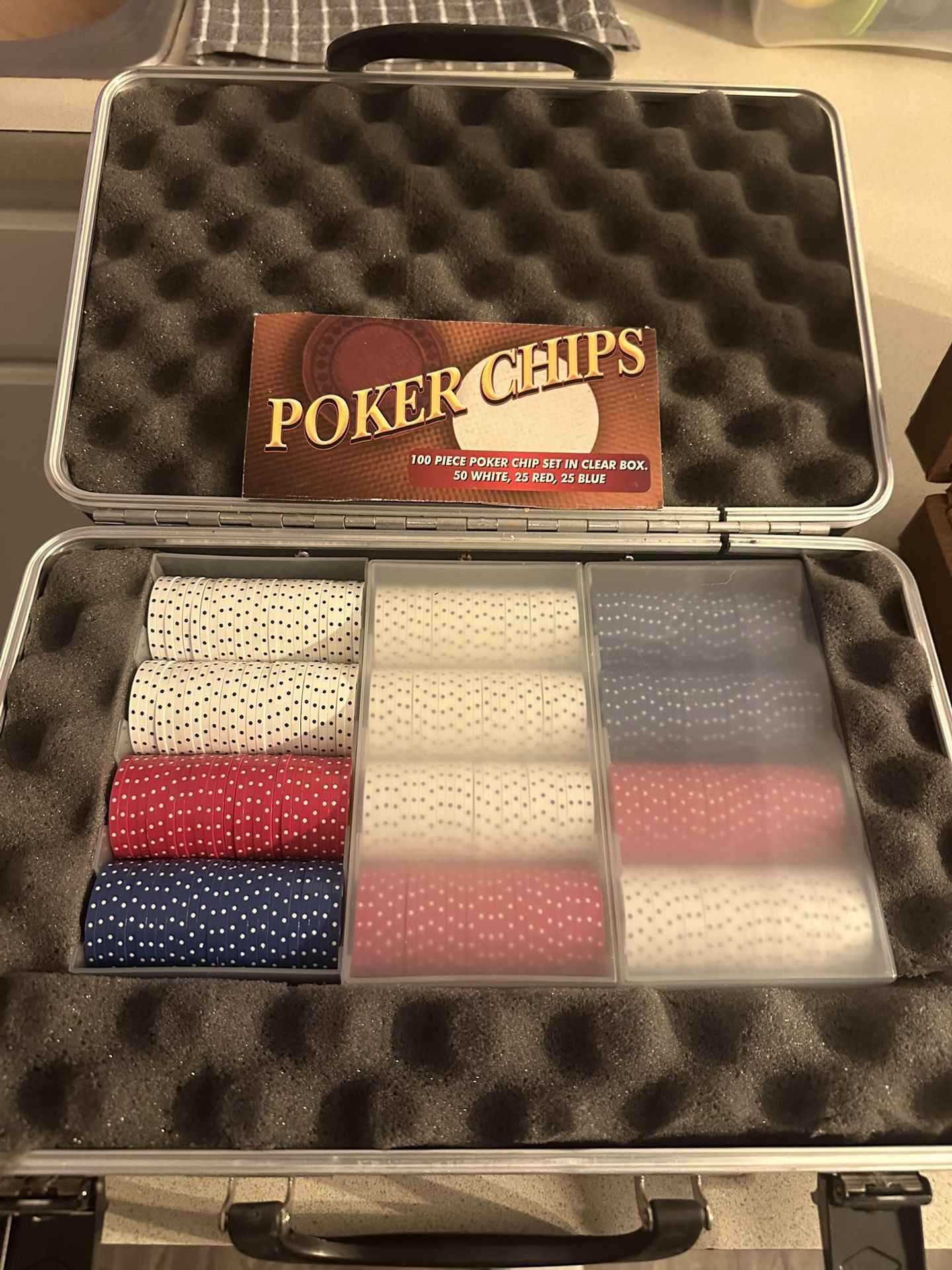2 Sets Of Poker Chips