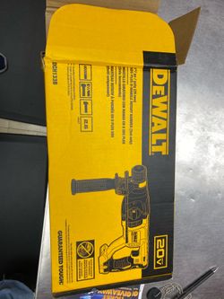 DEWALT 20V MAX Rotary Hammer (DCH133B) No battery  or charger included