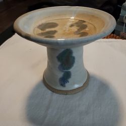 Handmade Studio Pottery Candle Holder 