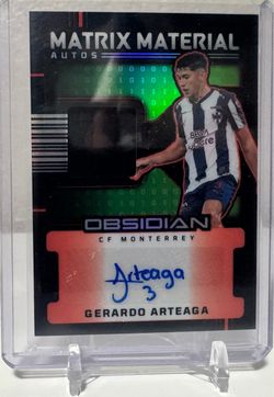 Gerardo Arteaga Obsidian Matrix Material Auto Card