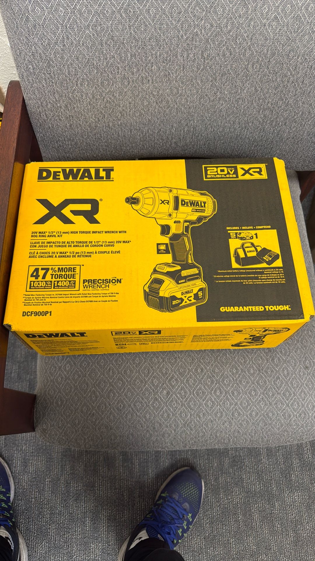 Dewalt 20V 1/2” High Torque Impact Wrench With HOG Ring