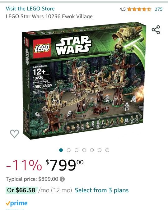 lego star wars ewok village