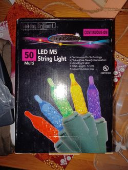 50 Multi Color String Lights