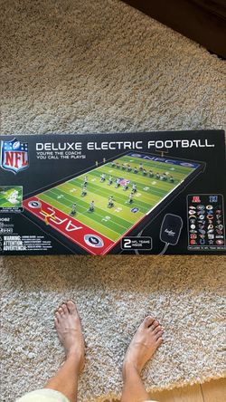 Electric football game.