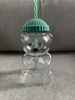 Glass Bear Tumbler cup Barista