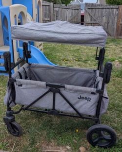 Jeep Stroller Wagon with Canopy