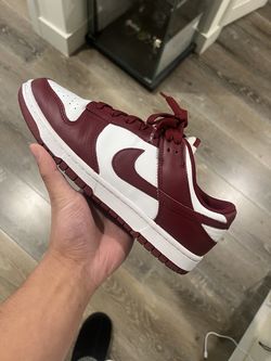 (Pre-owned) Nike dunk low team Red