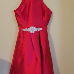 Petites Red Hi-lo Gown Size 3 