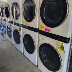 LG ThinQ WashTower Single Unit Front Load Washer 4.5 Cubic Feet  AND  Gas Dryer 7.4 Cubic Feet