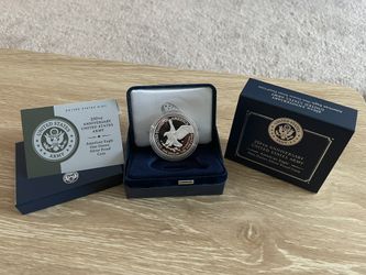 250TH Anniversary United States Army Coin - American Eagle One Ounce Silver Proof Coin
