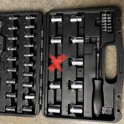  Blue Ridge Mechanic Socket Kit 41 Pc / Hard Case (1 missed ) 