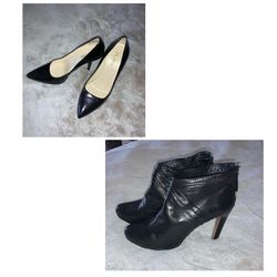 Prada Ankle Booties And Patent Pumps Size 40 (fit like 9.5 US) Worn Twice In Excellent Condition. $200 Each or Both For $350